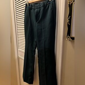 Banana Republic bootcut green dress pants